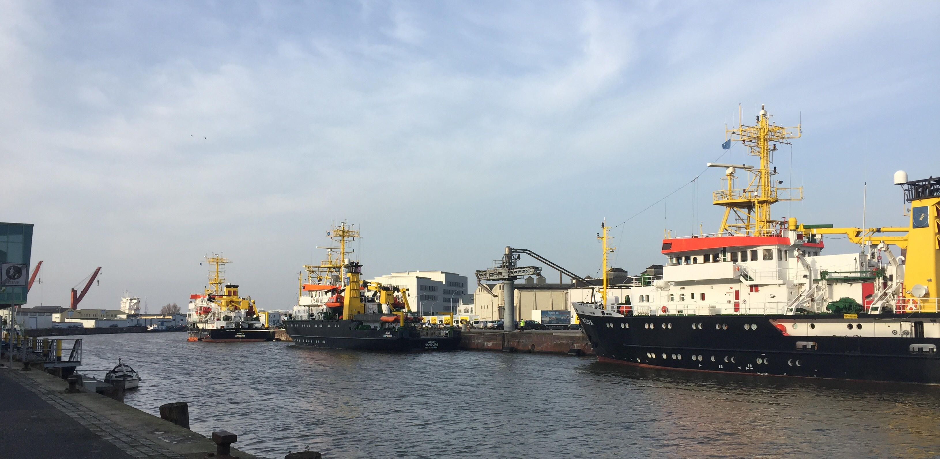 View Bremerhaven Port 